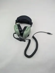 David Clark Aviation Flight Headset Headphones H20-16 Microphone M-7A